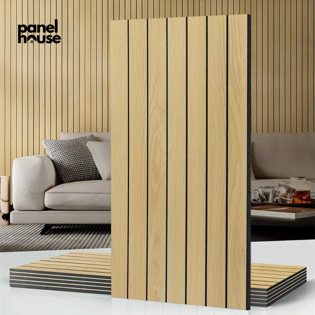 3D Wood Slat Wall Panels, Self-Adhesive, Removable, Waterproof Buy 1, Get 6 Premium Panels for Only Β£7! (30cm x 60cm)