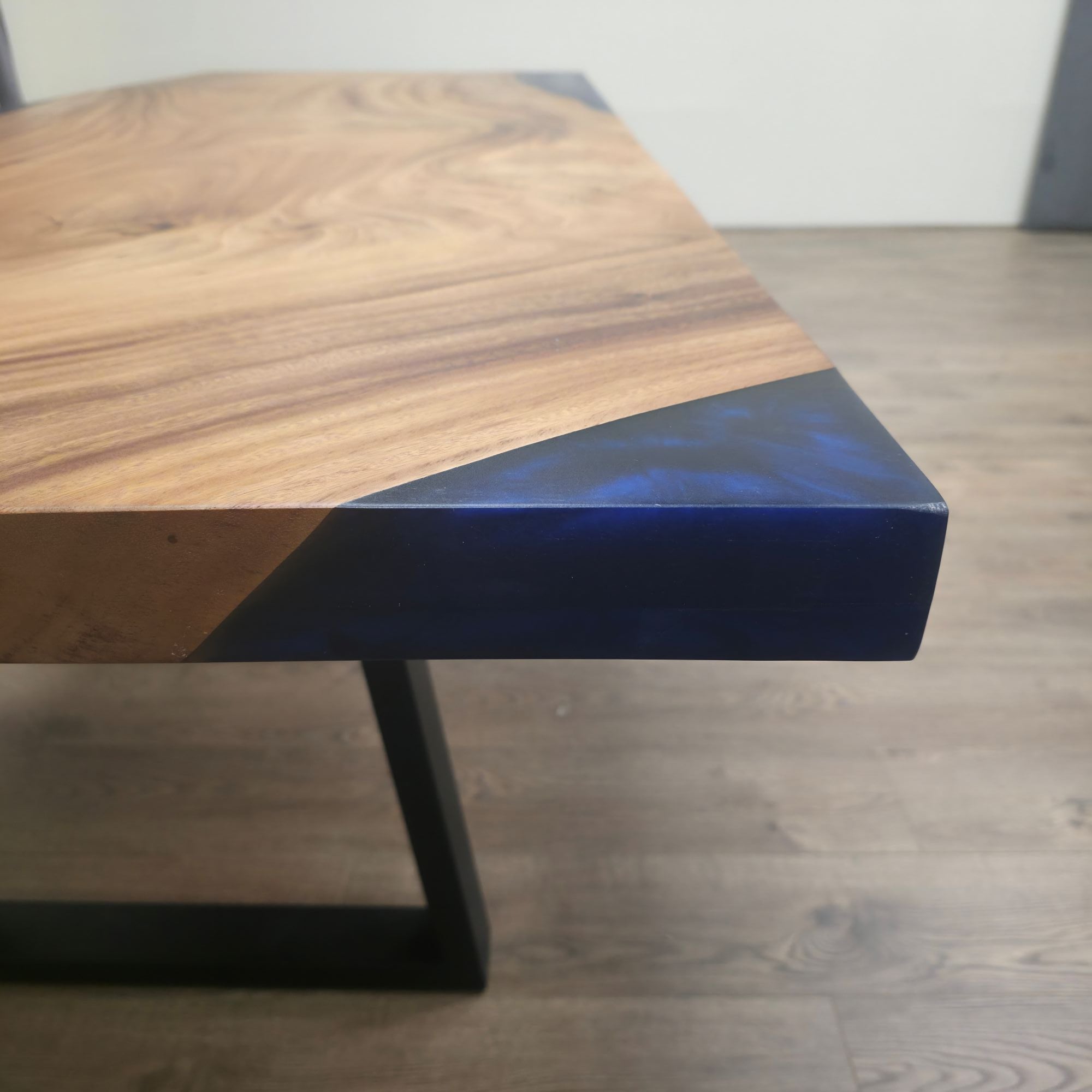 239cm x 91cm Live Edge East Indian Walnut Dining Table