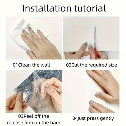 Self-Adhesive Waterproof Vinyl Wallpaper 3D (280cm x 50cm per roll)